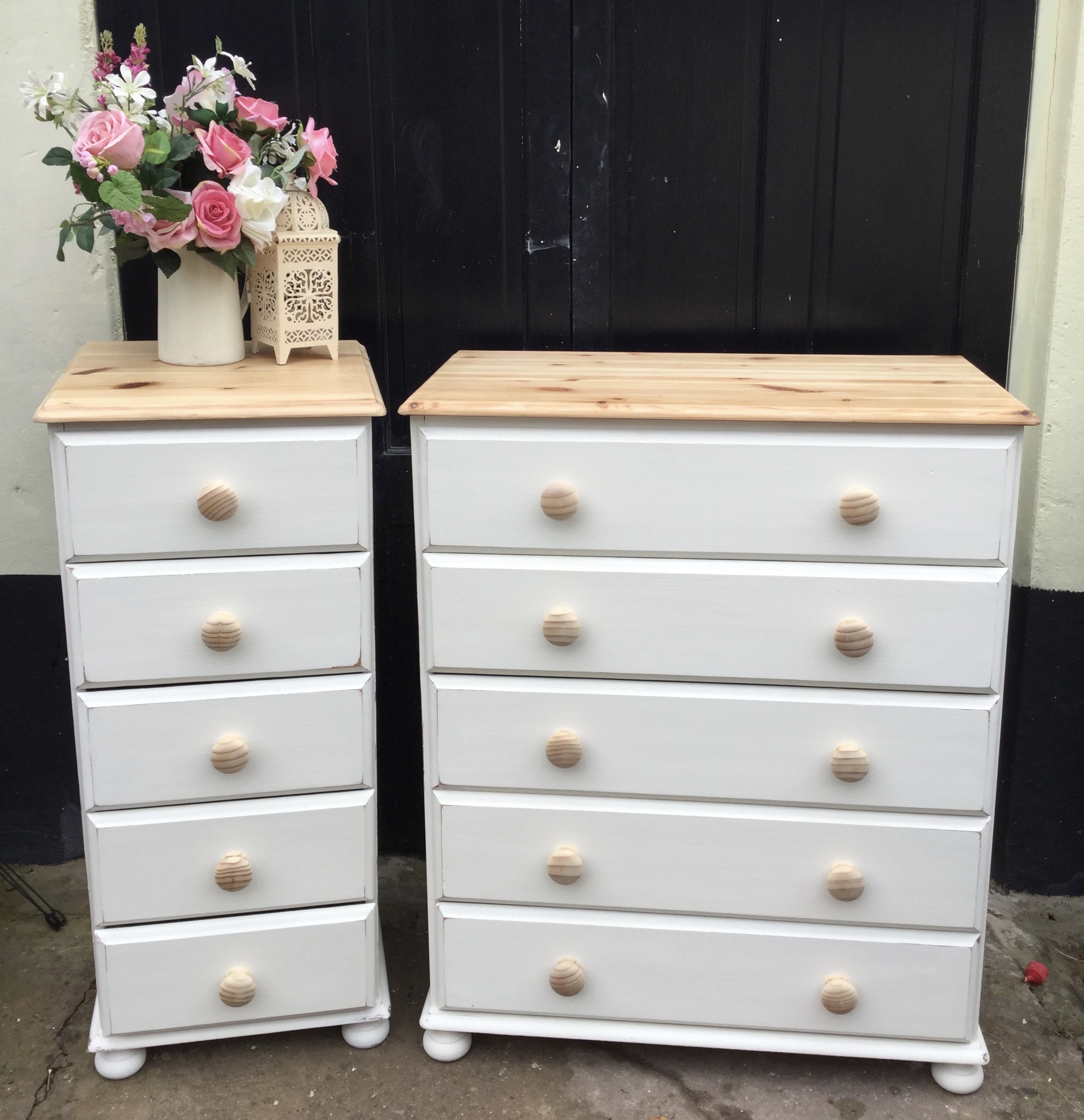 Slim Solid Pine Chest Of Drawers Refined Interiors
