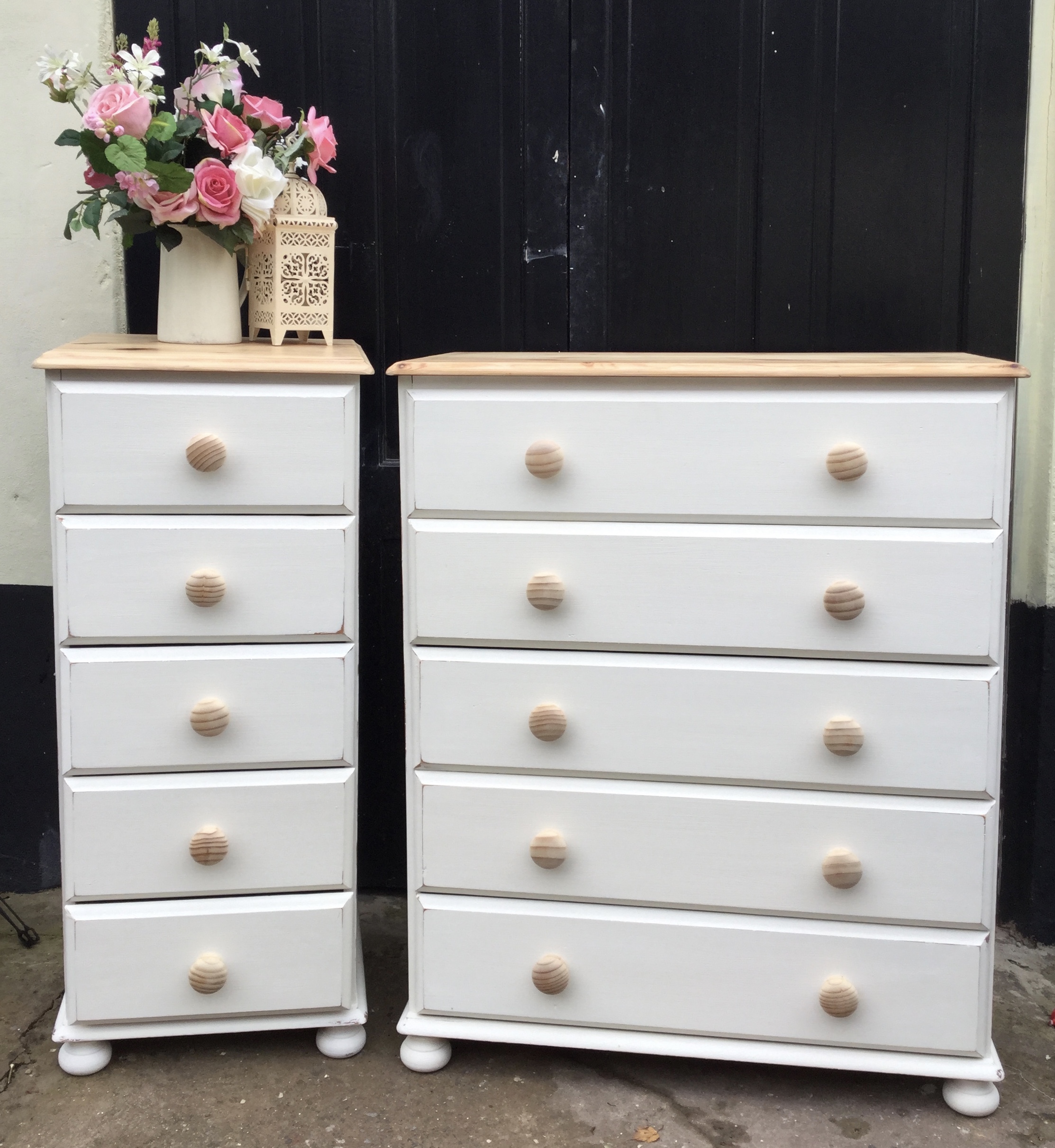 Slim Solid Pine Chest Of Drawers Refined Interiors