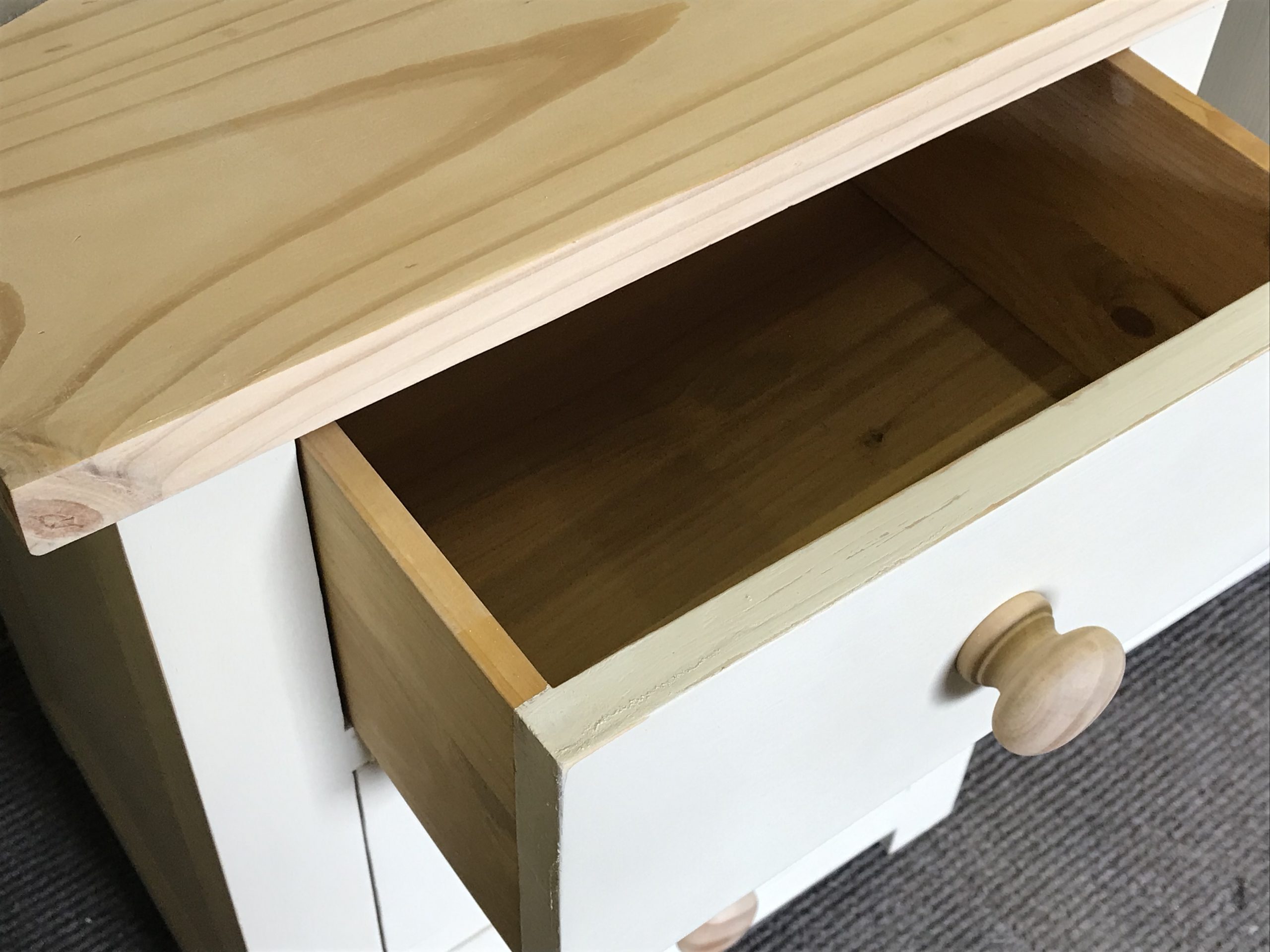 Pine Bedside Tables Pair Refined Interiors